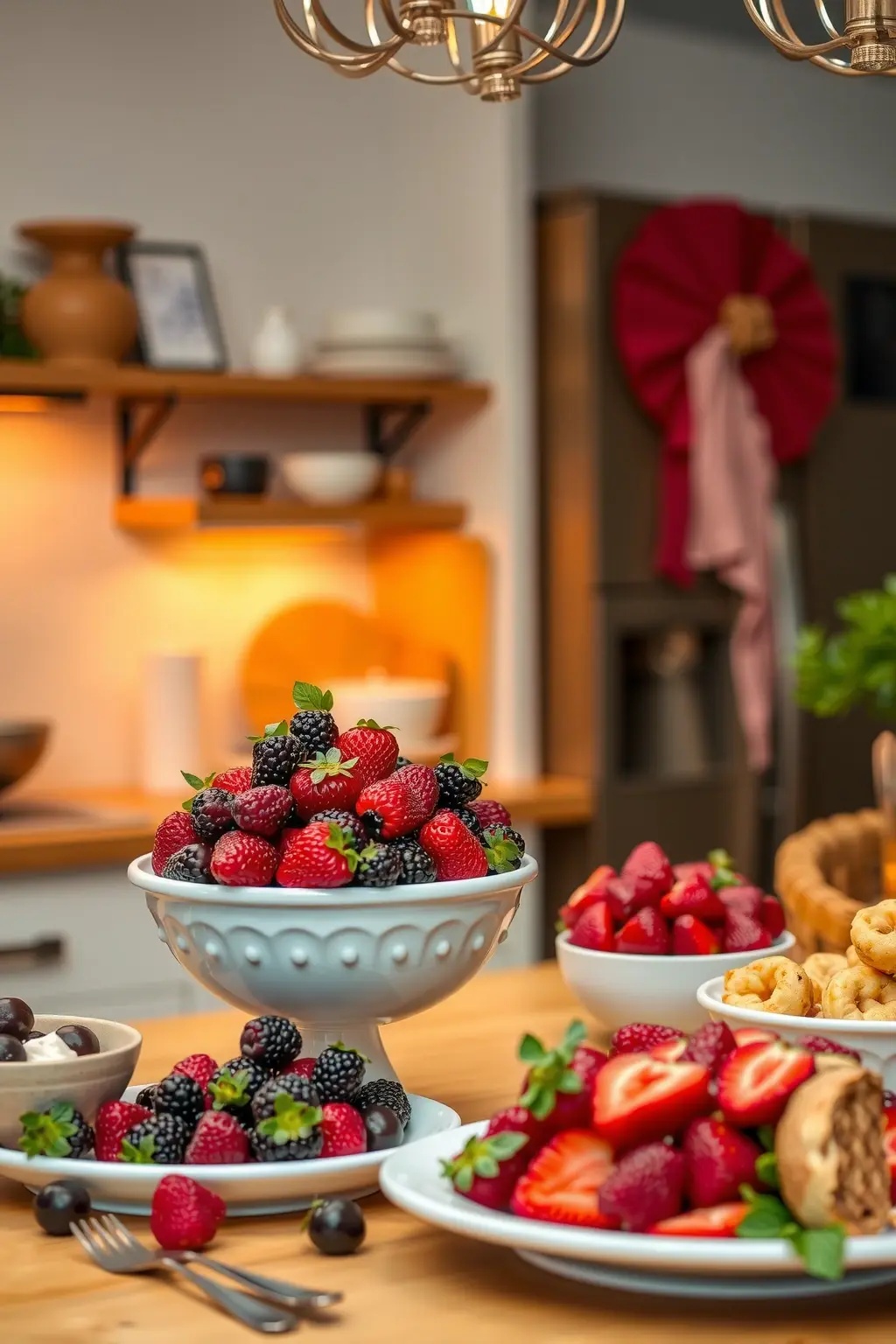 Berry Bash - A luscious mix of creamy yogurt, mixed berries, and a hint of vanilla that will make your taste buds dance! An irresistible treat for any berry lover.