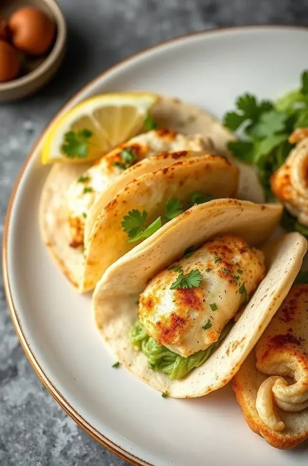Crispy Lemon-Herb Cod Tacos - Bite into crispy, herb-crusted cod nestled in warm corn tortillas, topped with a refreshing avocado salsa. This vibrant dish is a fiesta of flavors that transforms everyday dining into a coastal celebration.