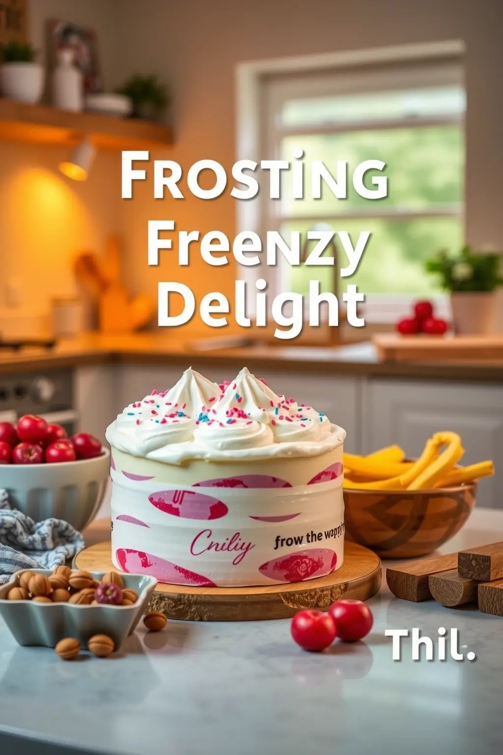 Frosting Frenzy Delight - Prepare for frosting that could win awards. An irresistible twist of cream cheese and vanilla bean, this frosting not only elevates the layers but also leaves taste buds dancing with joy. It's sweet, creamy, and unapologetically fabulous!