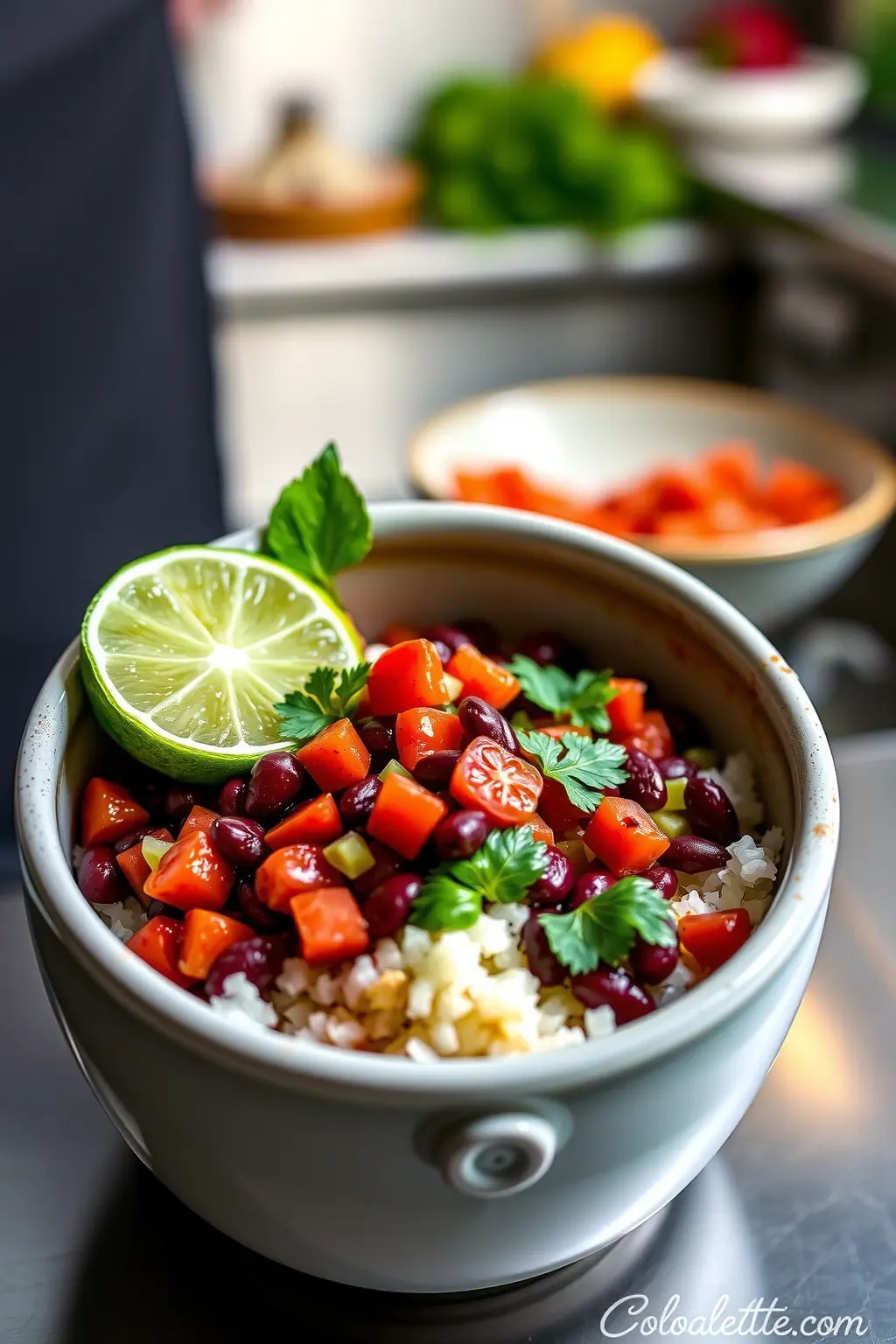 Love Letters in a Bowl: Coconut Lime Rice & Beans - Imagine a tropical getaway where the sun kisses your skin, and the scent of coconut dances in the air. This dish delivers that vacation vibe in just one bite. Zesty lime and creamy coconut will have you sending love letters to your taste buds&mdash;perfect for those nights when you need a getaway but can&rsquo;t bear to leave the house.