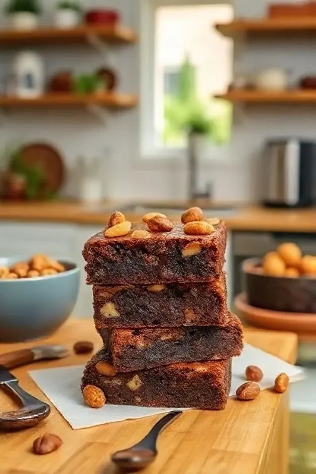 Nutty Nostalgia Brownies - These aren't your average brownies; they come packed with the kind of nuts that remind you of your childhood family road trips (minus the bickering in the backseat). A delightful crunch paired with a sprinkle of nostalgia makes them the ultimate comfort food.