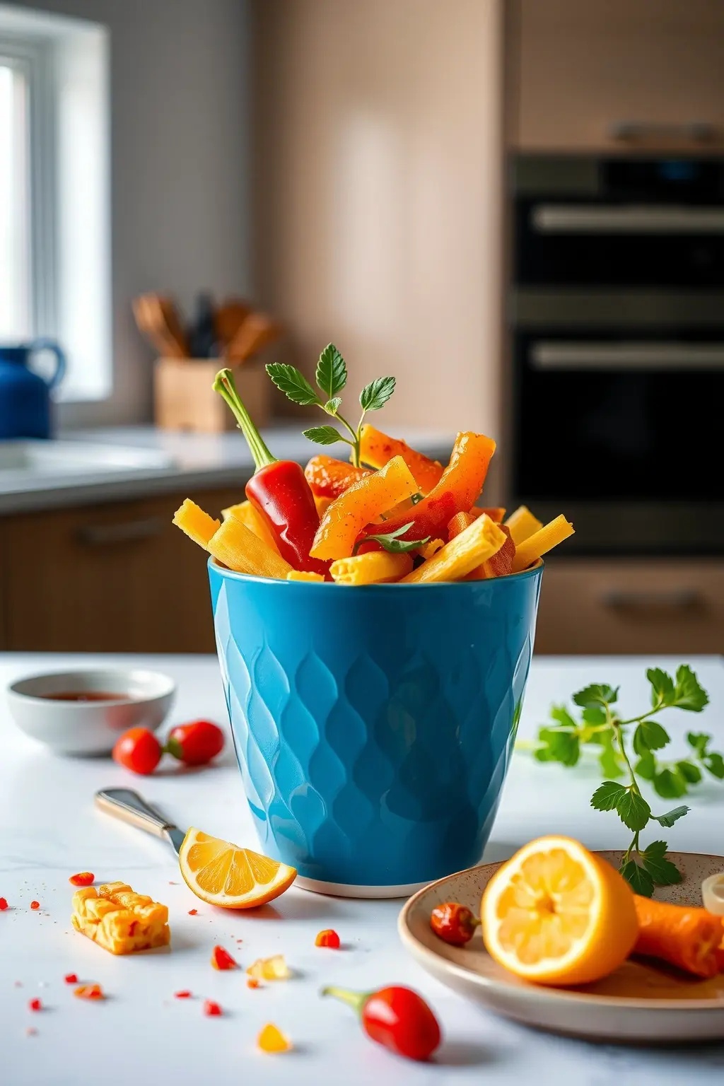 Spicy Sweet Harmony - Let this chili serenade your senses, combining sweet potatoes with a medley of black beans and fresh cilantro, all kissed with a hint of lime and jalape&ntilde;o. Each bite creates a vibrant tapestry of flavors that dance together, reminding us how beautiful it is when diverse ingredients come together in perfect harmony.