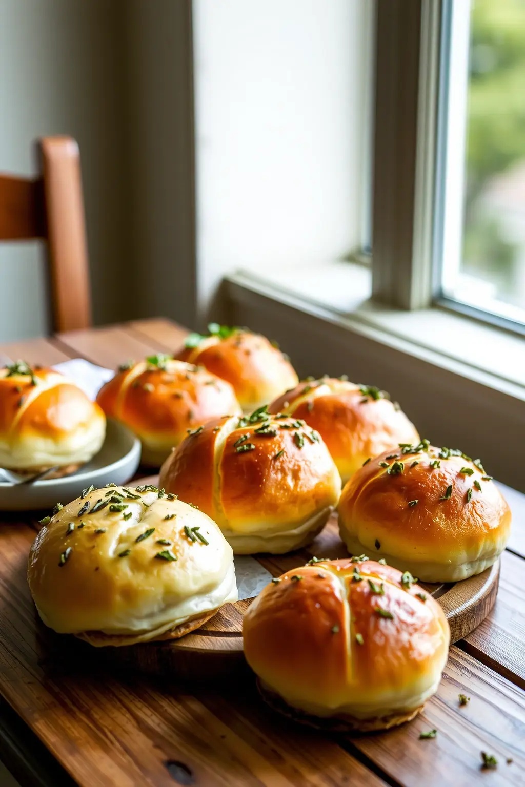 Herbed Garlic Bliss Buns - Add a punch of flavor with these herbed garlic buns. Infused with fresh herbs and a hint of garlic, they&rsquo;re a hit alongside soups, salads, or all by themselves. Trust us, you&rsquo;ll be dreaming about these!